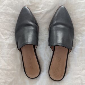 Madewell Women's Black Leather Mules